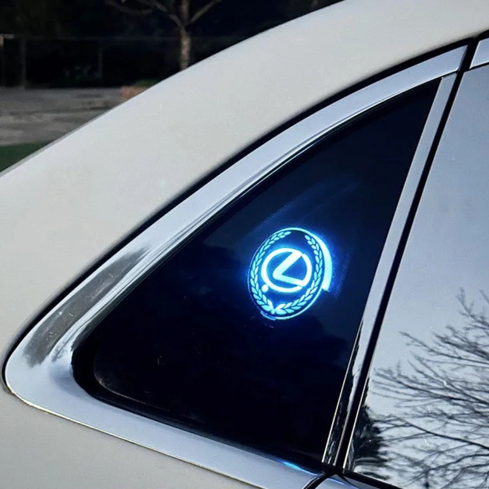 Wiederaufladbares LED-Auto-Logo – Neonlicht-Effekt