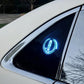 Wiederaufladbares LED-Auto-Logo – Neonlicht-Effekt